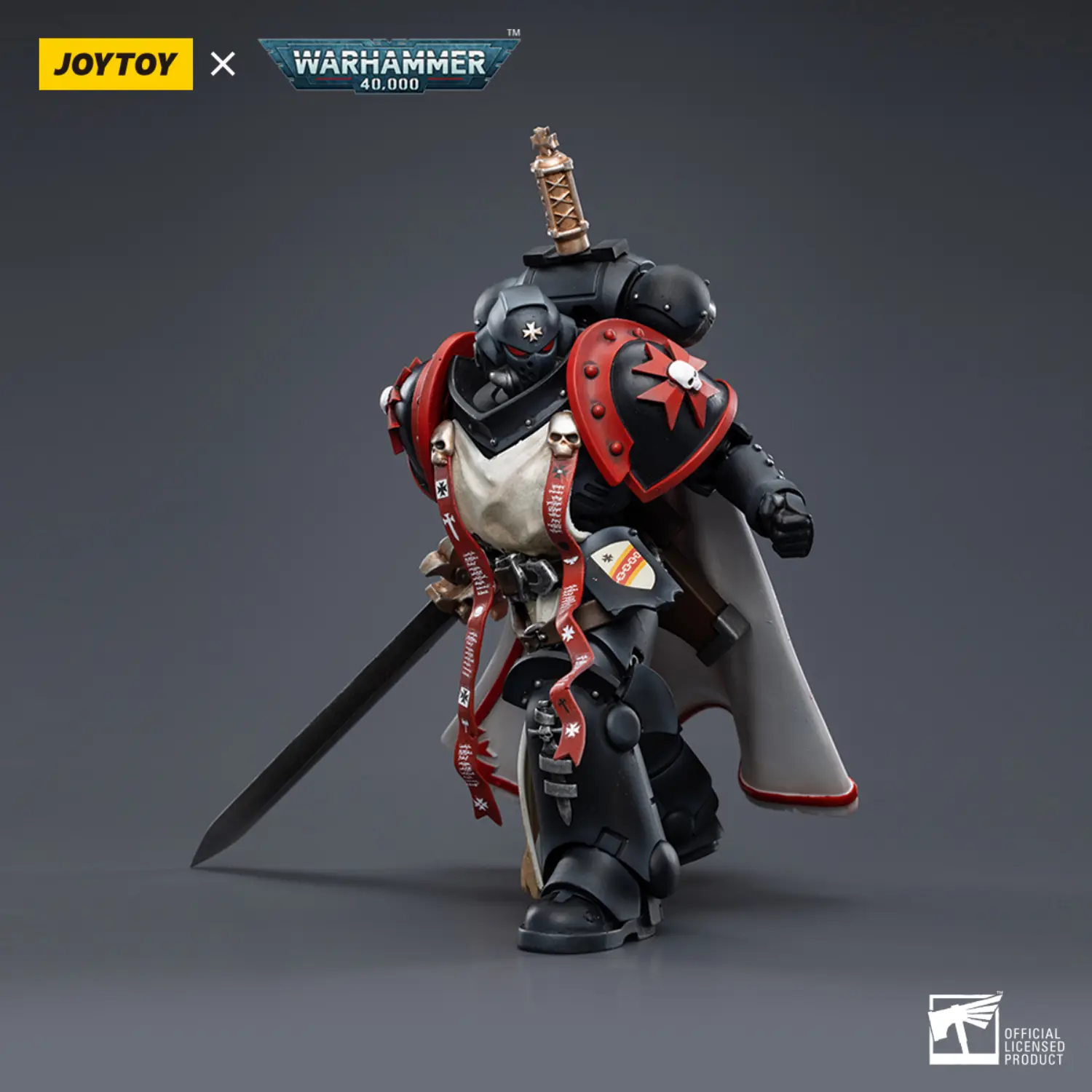 Action Figure - Black Templars Primaris Sword Brethren Eberwulf 1 18 - JOTYOY Warhammer 40K 4 Action Figure Black Templars Primaris Sword Brethren Eberwulf 1 18 Jotyoy Warhammer 40k 4
