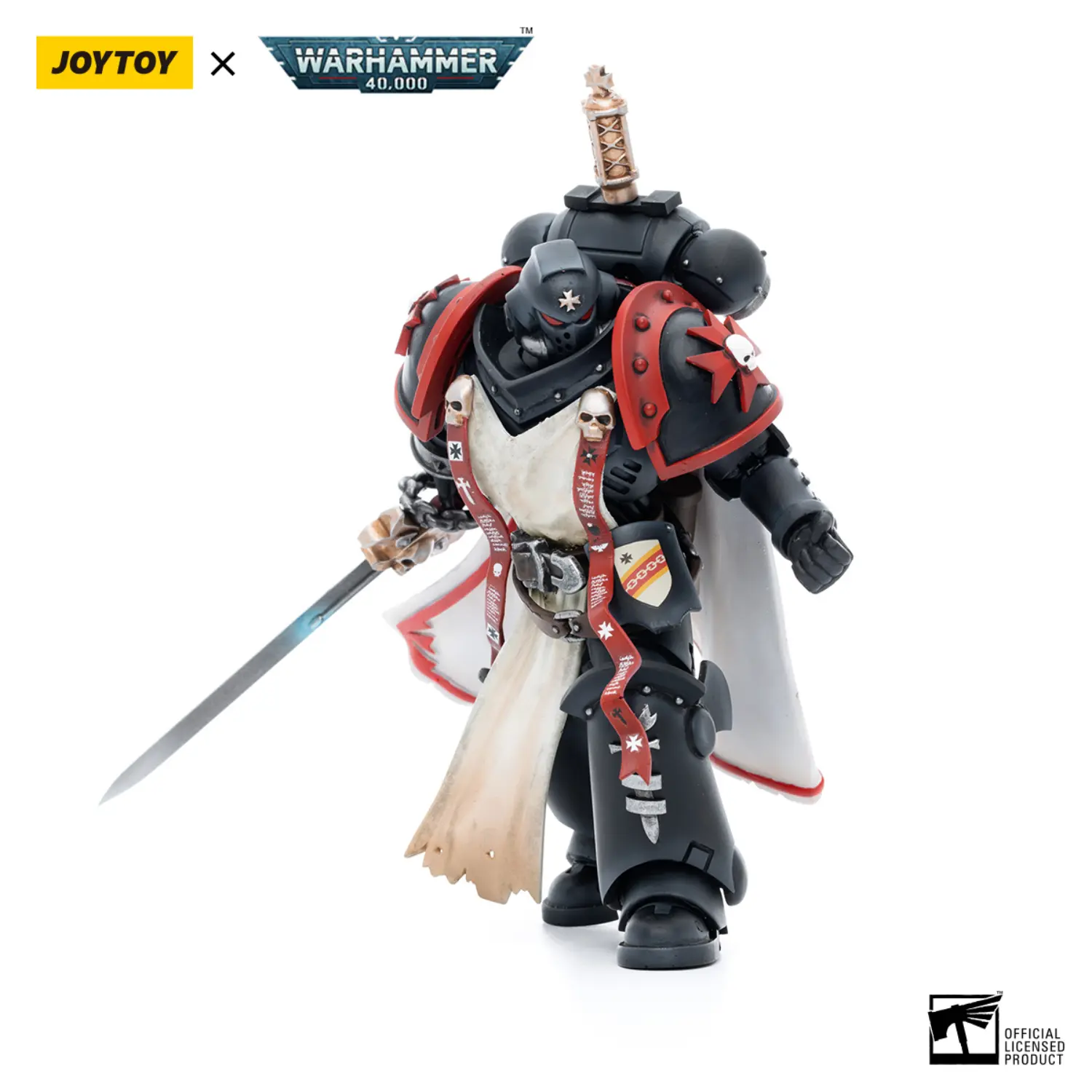Action Figure - Black Templars Primaris Sword Brethren Eberwulf 1 18 - JOTYOY Warhammer 40K in white background 3 Action Figure Black Templars Primaris Sword Brethren Eberwulf 1 18 Jotyoy Warhammer 40k In White Background 3