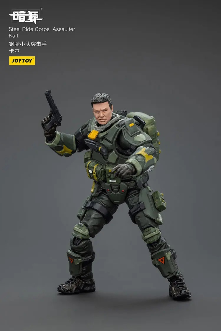 Action Figure - Dark Source Steel Ride Corps Assaulter Karl 1 25 - JOYTOY Dark Source rectangle image 9 Action Figure Dark Source Steel Ride Corps Assaulter Karl 1 25 Joytoy Dark Source Rectangle Image 9