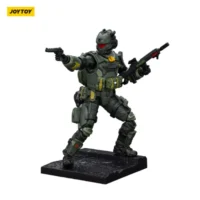 Action Figure - Dark Source Steel Ride Corps Assaulter Karl on display stand 1 25 - JOYTOY Dark Source in white background Action Figure Dark Source Steel Ride Corps Assaulter Karl On Display Stand 1 25 Joytoy Dark Source In White Background
