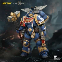 Action Figure - Game Edition Ultramarines Assault Intercessor with Jump Pack, Thunderhammer and Neo-volkite Pistol 1 18 - JOYTOY Warhammer 40K in battlefield background Action Figure Game Edition Ultramarines Assault Intercessor With Jump Pack, Thunderhammer And Neo Volkite Pistol 1 18 Joytoy Warhammer 40k In Battlefield Background