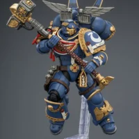 Action Figure - Game Edition Ultramarines Assault Intercessor with Jump Pack, Thunderhammer and Neo-volkite Pistol on display stand 1 18 - JOYTOY Warhammer 40K rectangle image 2 Action Figure Game Edition Ultramarines Assault Intercessor With Jump Pack, Thunderhammer And Neo Volkite Pistol On Display Stand 1 18 Joytoy Warhammer 40k Rectangle Image 2
