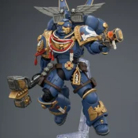 Action Figure - Game Edition Ultramarines Assault Intercessor with Jump Pack, Thunderhammer and Neo-volkite Pistol on display stand 1 18 - JOYTOY Warhammer 40K rectangle image Action Figure Game Edition Ultramarines Assault Intercessor With Jump Pack, Thunderhammer And Neo Volkite Pistol On Display Stand 1 18 Joytoy Warhammer 40k Rectangle Image