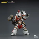 Action Figure - Game Edition White Scars Assault Intercessor Champion with Thunder Hammer and Bolt Pistol 1/18 - JOYTOY Warhammer 40K
