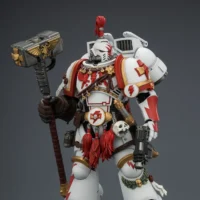 Action Figure - Game Edition White Scars Assault Intercessor Champion with Thunder Hammer and Bolt Pistol 1 18 - JOYTOY Warhammer 40K rectangle image 2 Action Figure Game Edition White Scars Assault Intercessor Champion With Thunder Hammer And Bolt Pistol 1 18 Joytoy Warhammer 40k Rectangle Image 2