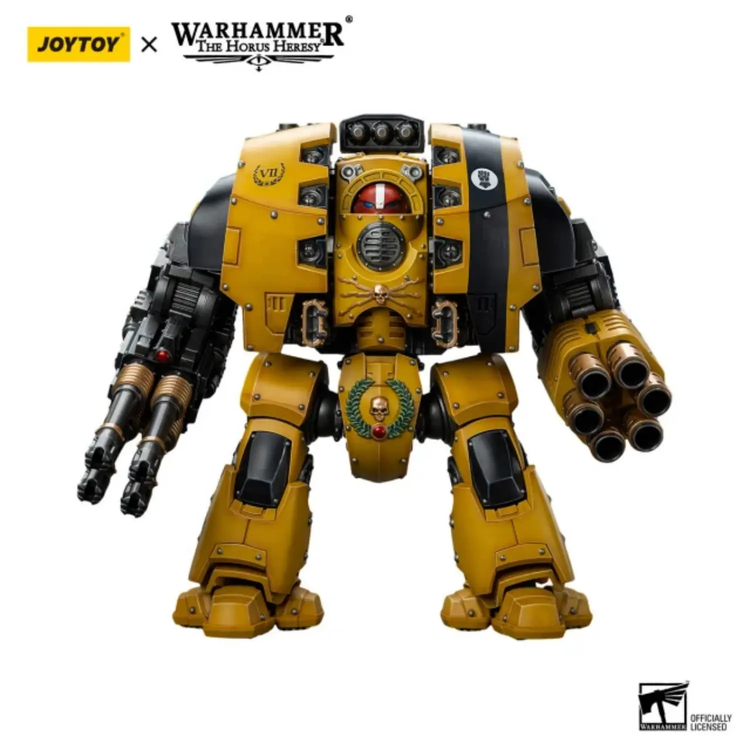Action Figure Imperial Fists Leviathan Dreadnought With Cyclonic Melta Lance And Storm Cannon 1 18 Jotyoy Warhammer The Horus Heresy 5