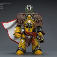 Action Figure Imperial Fists Lord Castellan Evander Garrius, The Tyrant Of Cthonia With The Subjugator And Incineratus 1 18 Jotyoy Warhammer The Horus Heresy And 40k Rectangle Image 1
