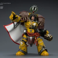 Action Figure Imperial Fists Lord Castellan Evander Garrius, The Tyrant Of Cthonia With The Subjugator And Incineratus 1 18 Jotyoy Warhammer The Horus Heresy And 40k Rectangle Image 9