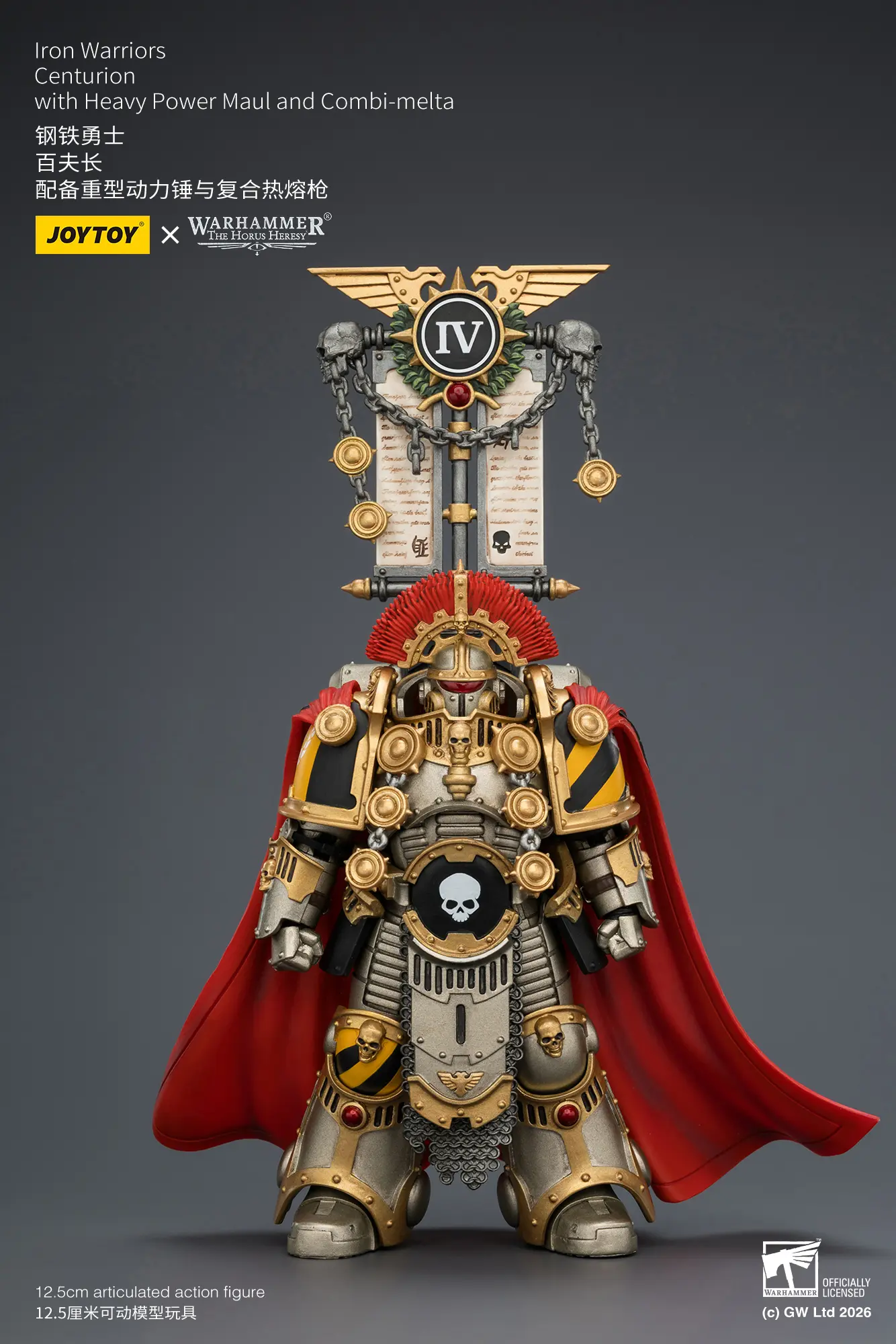 Action Figure - Iron Warriors Centurion with Heavy Power Maul and Combi-melta 1 18 - JOTYOY Warhammer The Horus Heresy rectangle image 1 Action Figure Iron Warriors Centurion With Heavy Power Maul And Combi Melta 1 18 Jotyoy Warhammer The Horus Heresy Rectangle Image 1