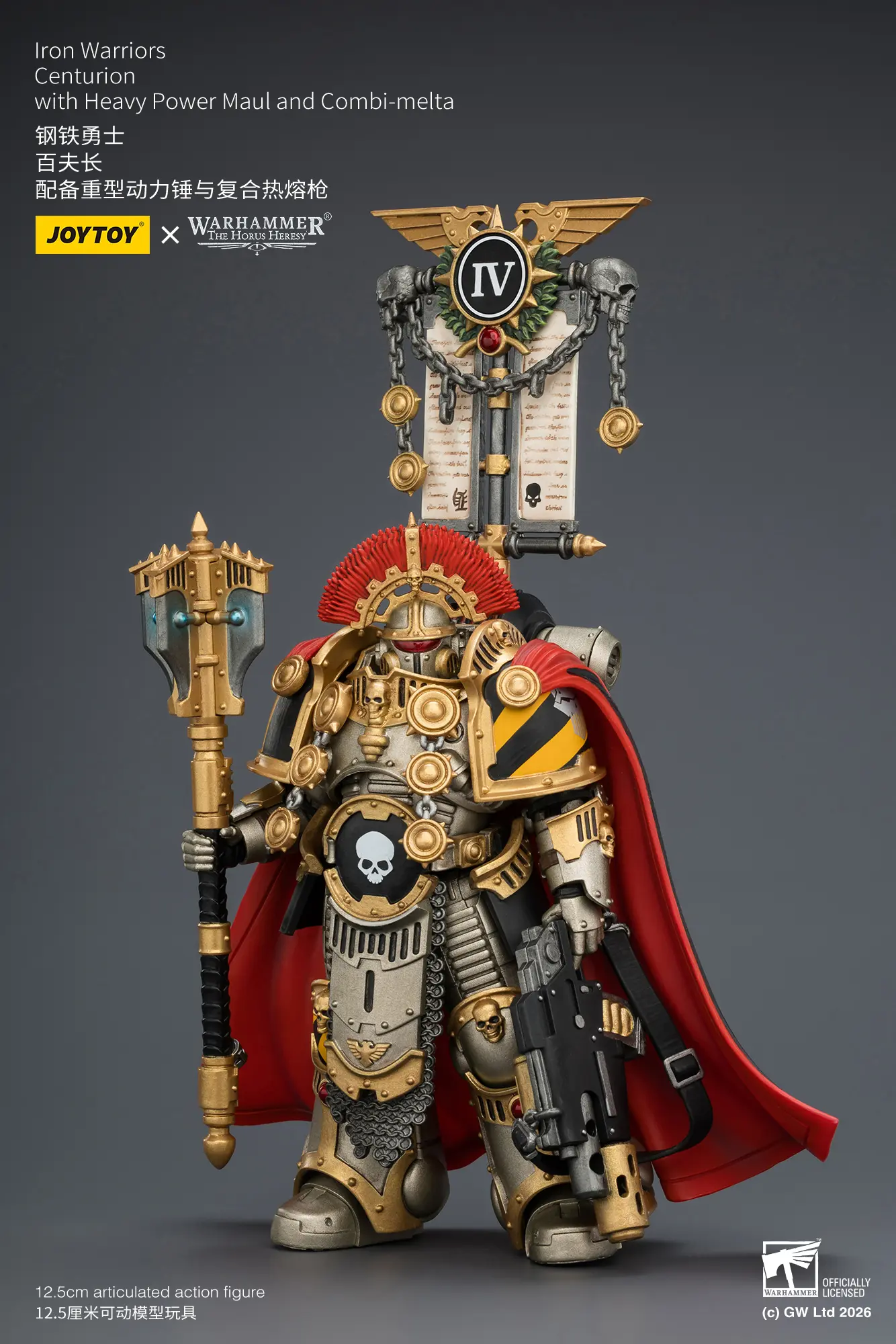 Action Figure - Iron Warriors Centurion with Heavy Power Maul and Combi-melta 1 18 - JOTYOY Warhammer The Horus Heresy rectangle image 3 Action Figure Iron Warriors Centurion With Heavy Power Maul And Combi Melta 1 18 Jotyoy Warhammer The Horus Heresy Rectangle Image 3