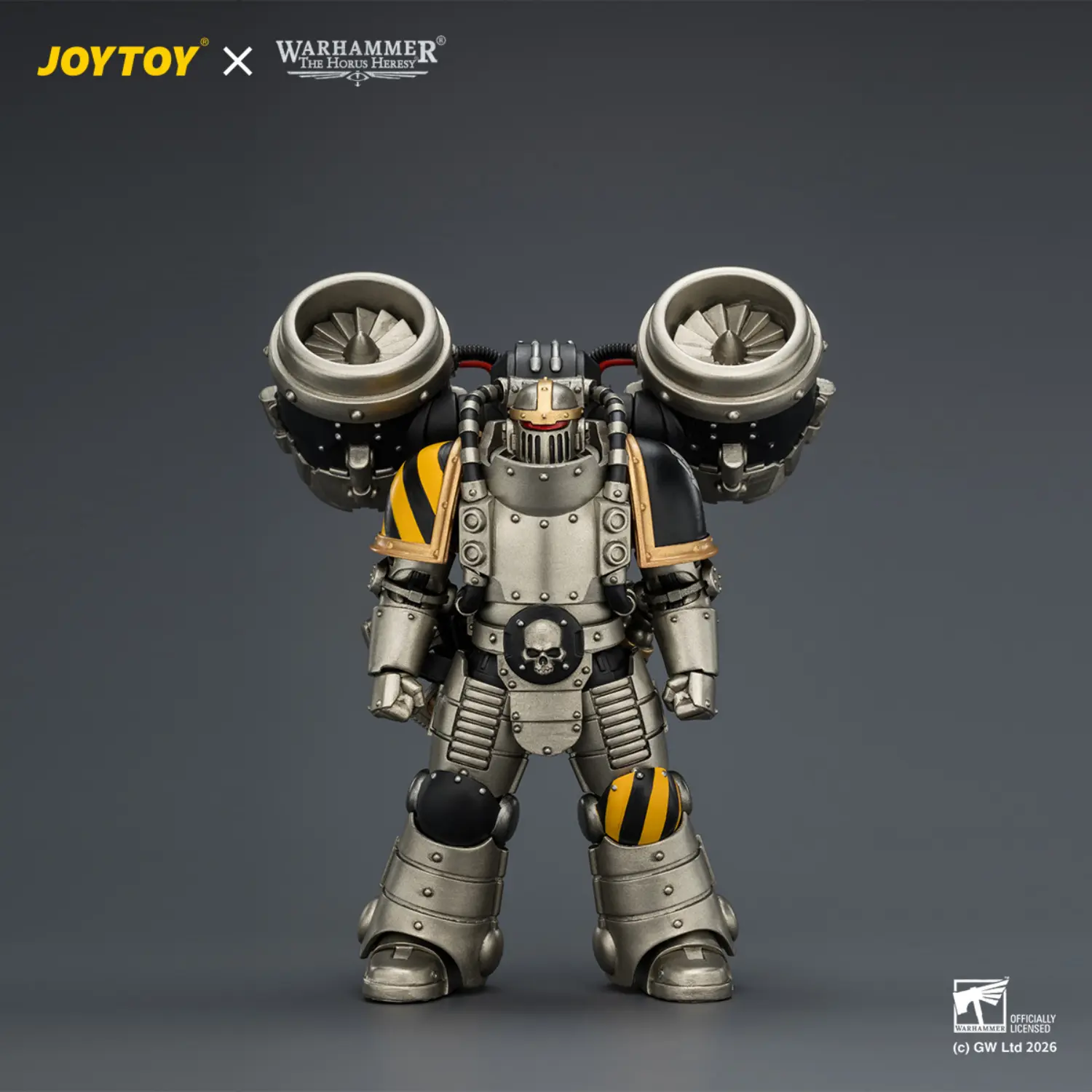 Action Figure - Iron Warriors MKII Assault Legionary 1 with Bolt pistol, Chain axe & Combat shield 1 18 - JOTYOY Warhammer The Horus Heresy 1 Action Figure Iron Warriors Mkii Assault Legionary 1 With Bolt Pistol, Chain Axe & Combat Shield 1 18 Jotyoy Warhammer The Horus Heresy 1