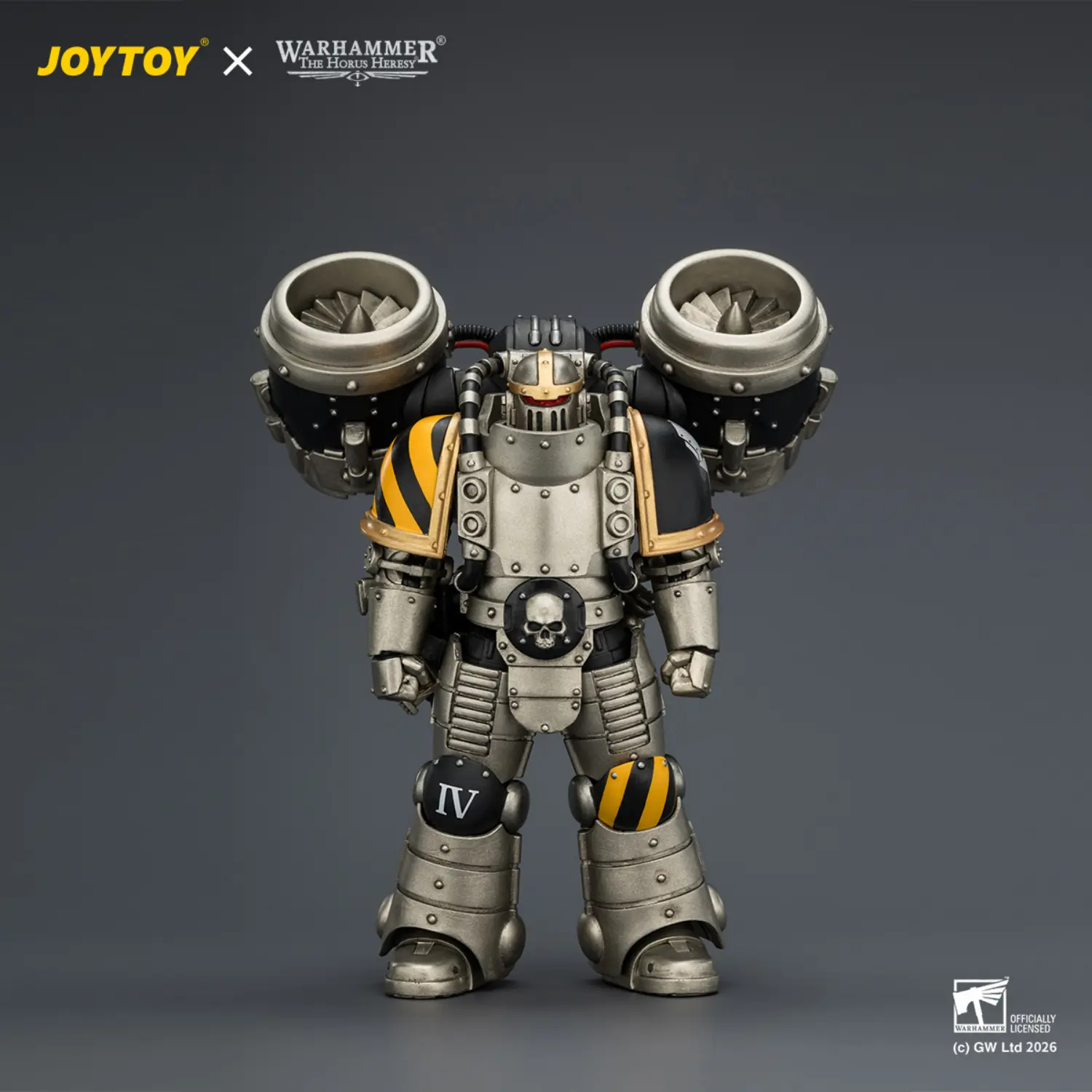 Action Figure Iron Warriors Mkii Assault Legionary 2 With Bolt Pistol & Heavy Chain Axe 1 18 Jotyoy Warhammer The Horus Heresy 1