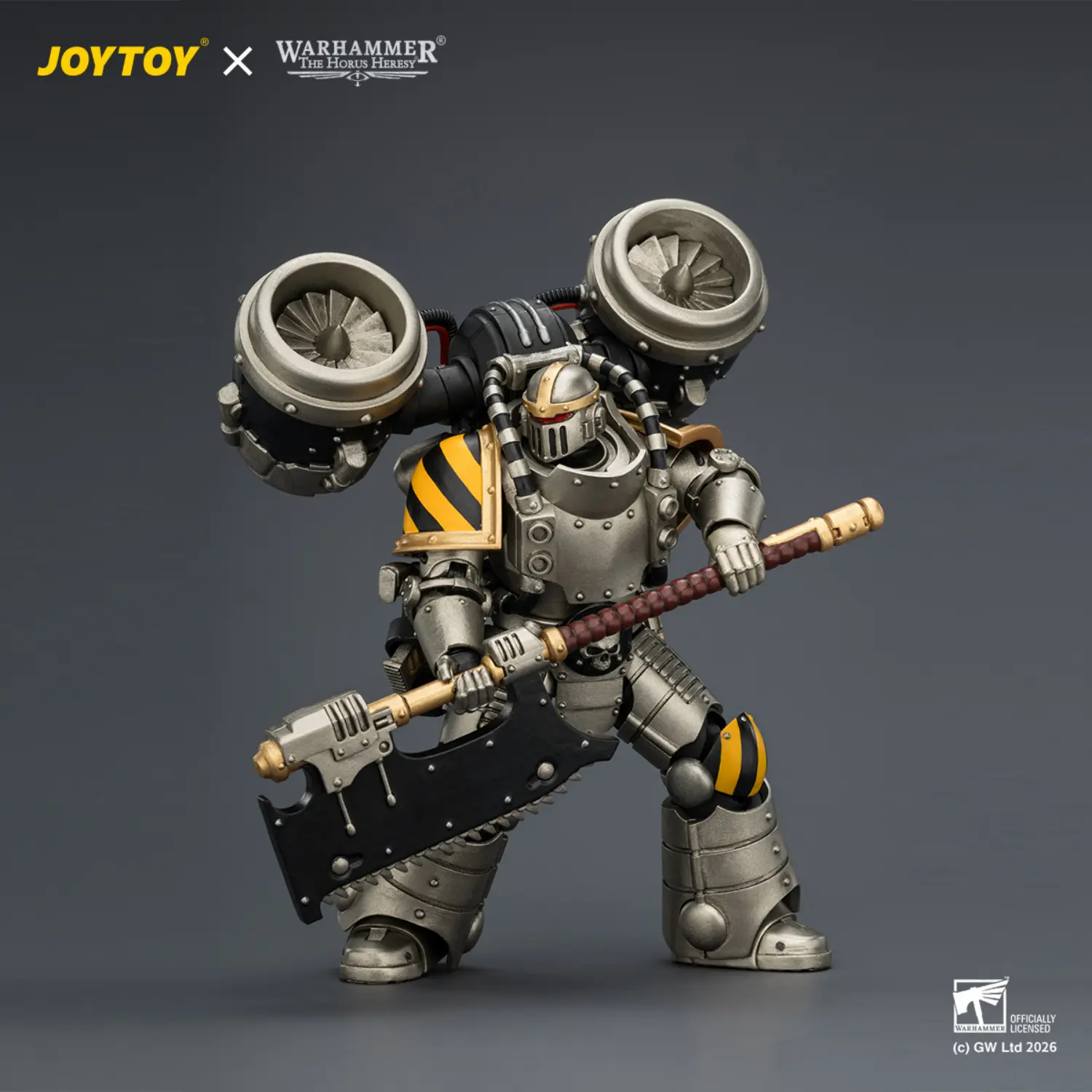 Action Figure Iron Warriors Mkii Assault Legionary 2 With Bolt Pistol & Heavy Chain Axe 1 18 Jotyoy Warhammer The Horus Heresy