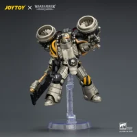 Action Figure Iron Warriors Mkii Assault Legionary 2 With Bolt Pistol & Heavy Chain Axe On Display Stand 1 18 Jotyoy Warhammer The Horus Heresy