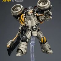 Action Figure Iron Warriors Mkii Assault Legionary 2 With Bolt Pistol & Heavy Chain Axe On Display Stand 1 18 Jotyoy Warhammer The Horus Heresy Rectangle Image