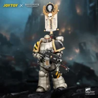 Action Figure - Iron Warriors MKII Legionary 1 with Vexilla, Bolter and Bolt Pistol 1 18 - JOTYOY Warhammer The Horus Heresy in battlefield background Action Figure Iron Warriors Mkii Legionary 1 With Vexilla, Bolter And Bolt Pistol 1 18 Jotyoy Warhammer The Horus Heresy In Battlefield Background