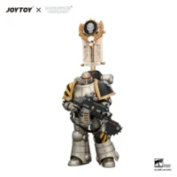 Action Figure - Iron Warriors MKII Legionary 1 with Vexilla, Bolter and Bolt Pistol 1 18 - JOTYOY Warhammer The Horus Heresy in white background 4 Action Figure Iron Warriors Mkii Legionary 1 With Vexilla, Bolter And Bolt Pistol 1 18 Jotyoy Warhammer The Horus Heresy In White Background 4