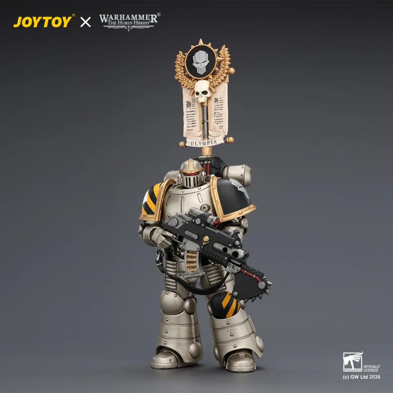 Action Figure - Iron Warriors MKII Legionary 1 with Vexilla, Bolter and Bolt Pistol 1 18 - JOTYOY Warhammer The Horus Heresy Action Figure Iron Warriors Mkii Legionary 1 With Vexilla, Bolter And Bolt Pistol 1 18 Jotyoy Warhammer The Horus Heresy