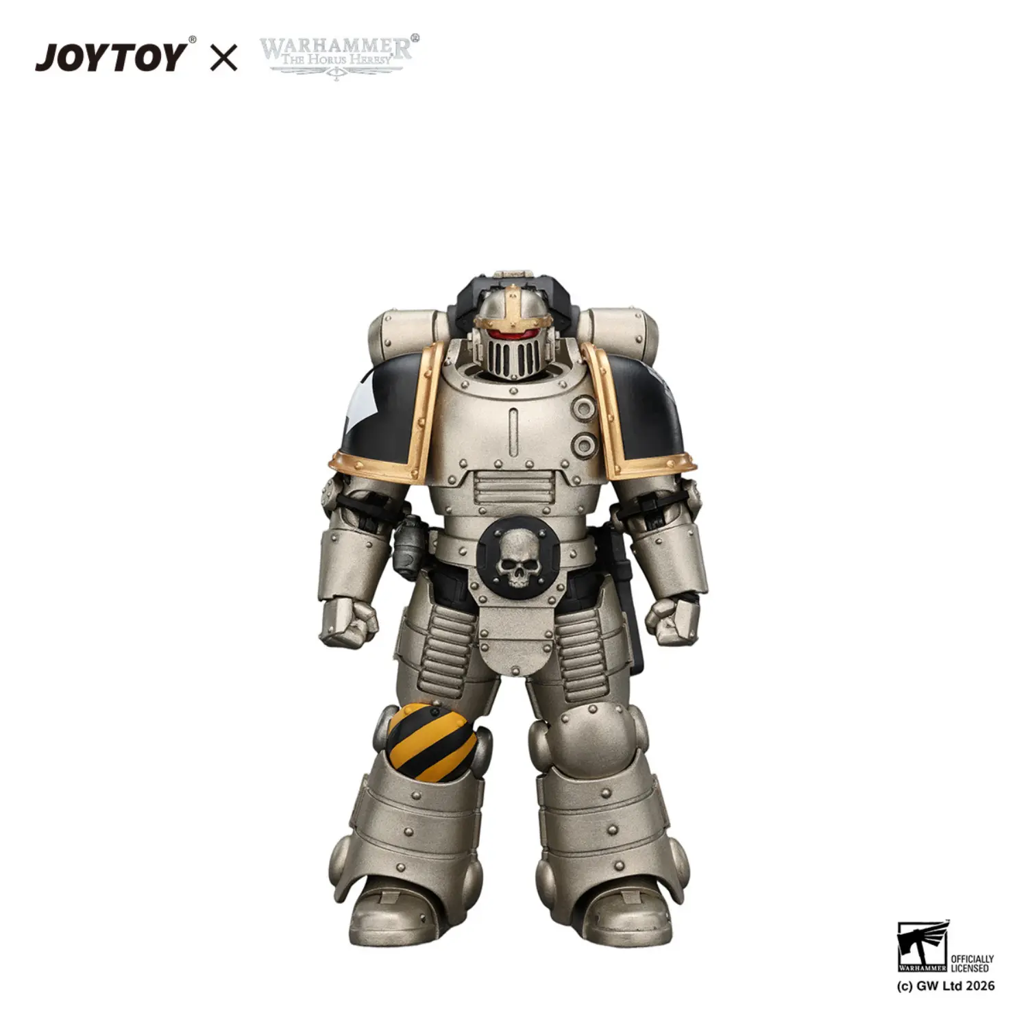 Action Figure - Iron Warriors MKII Legionary 3 with Bolter and Bolt Pistol 1 18 - JOTYOY Warhammer The Horus Heresy in white background Action Figure Iron Warriors Mkii Legionary 3 With Bolter And Bolt Pistol 1 18 Jotyoy Warhammer The Horus Heresy In White Background