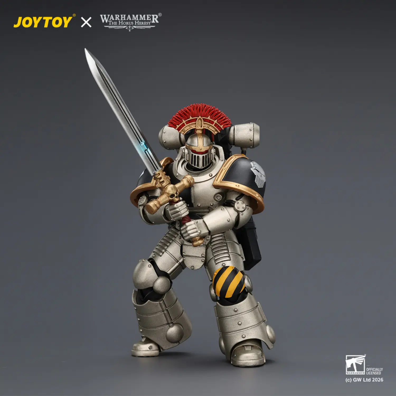 Action Figure - Iron Warriors Mkll Tactical Sergeant with Power Sword, Bolt Pistol and Plasma Pistol 1 18 - JOTYOY Warhammer The Horus Heresy 4 Action Figure Iron Warriors Mkll Tactical Sergeant With Power Sword, Bolt Pistol And Plasma Pistol 1 18 Jotyoy Warhammer The Horus Heresy 4