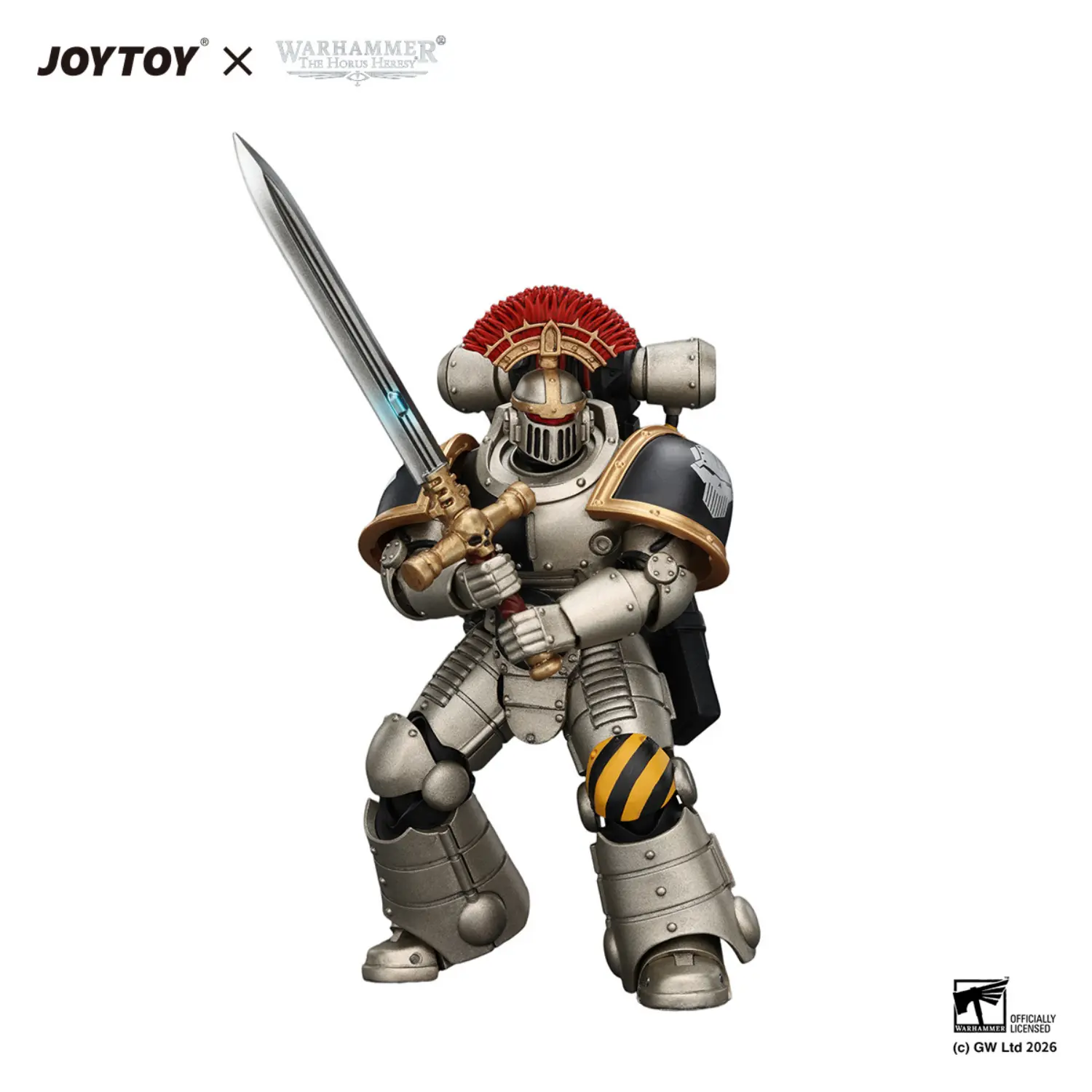 Action Figure - Iron Warriors Mkll Tactical Sergeant with Power Sword, Bolt Pistol and Plasma Pistol 1 18 - JOTYOY Warhammer The Horus Heresy in white background 4 Action Figure Iron Warriors Mkll Tactical Sergeant With Power Sword, Bolt Pistol And Plasma Pistol 1 18 Jotyoy Warhammer The Horus Heresy In White Background 4