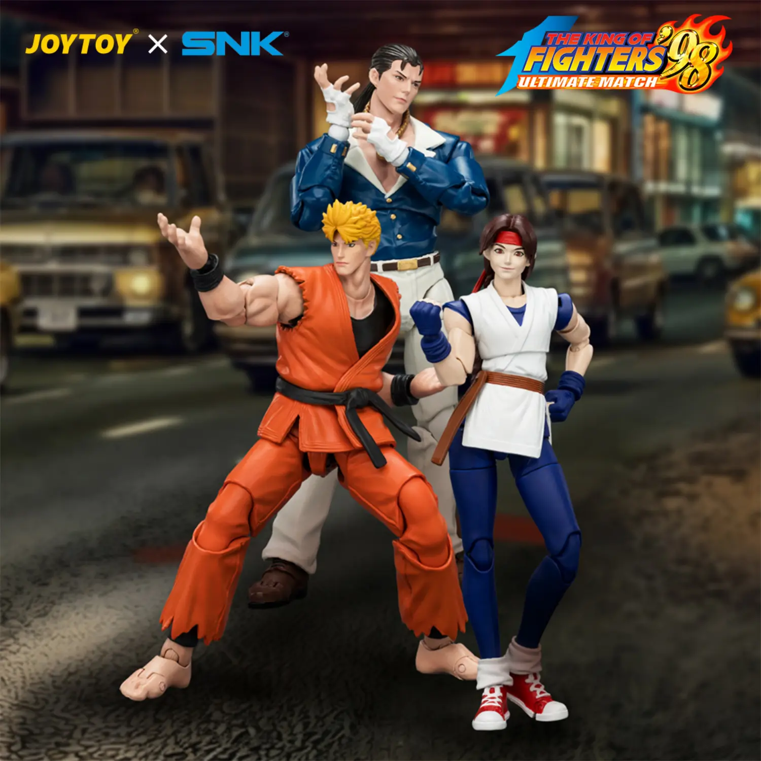 Action Figure - KOF '98 UM Art of Fighting Team SNK 1 18 - JOYTOY The King of Fighters in the game Action Figure Kof '98 Um Art Of Fighting Team Snk 1 18 Joytoy The King Of Fighters In The Game