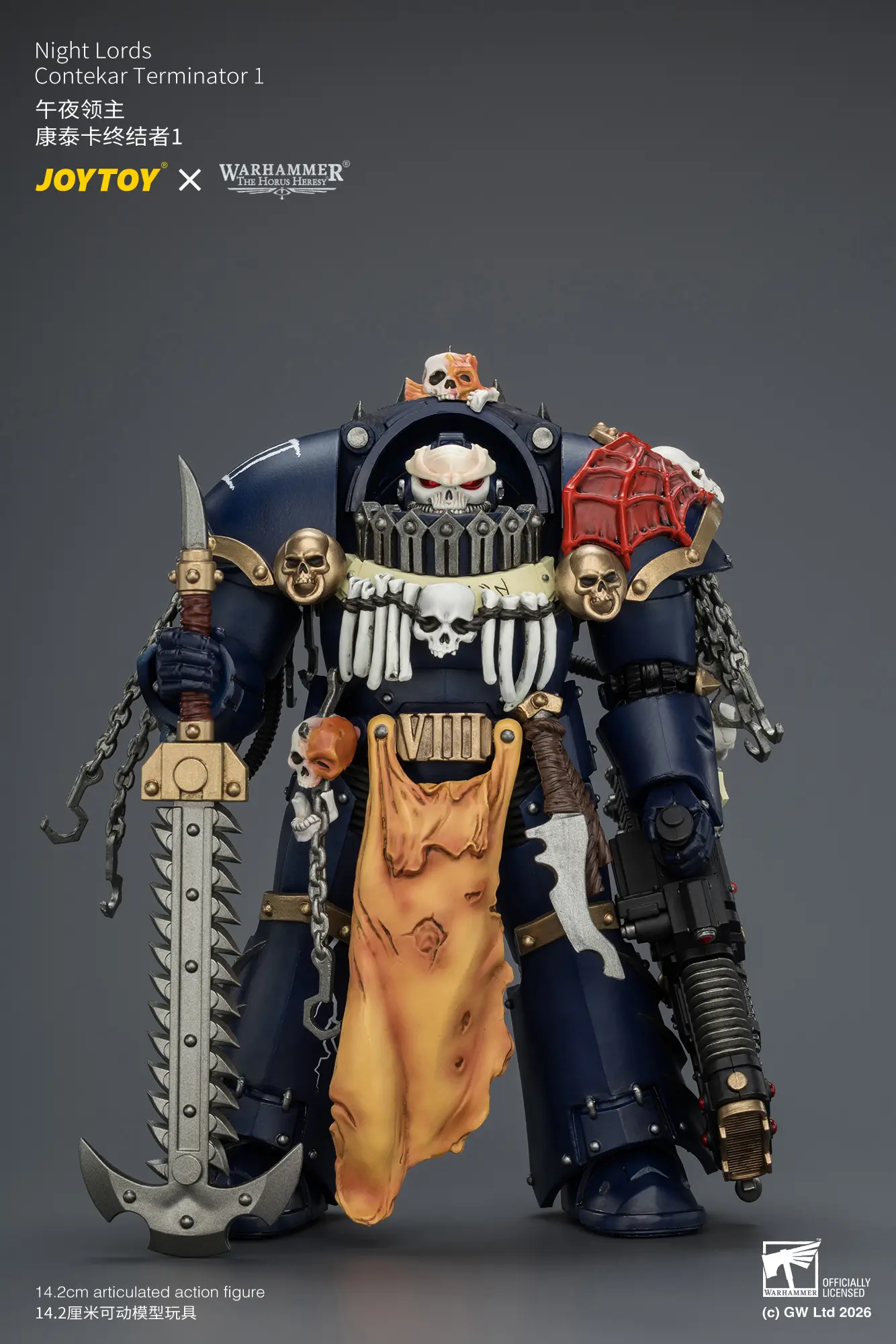 Action Figure Night Lords Contekar Terminator 1 1 18 Jotyoy Warhammer The Horus Heresy Rectangle Image 1