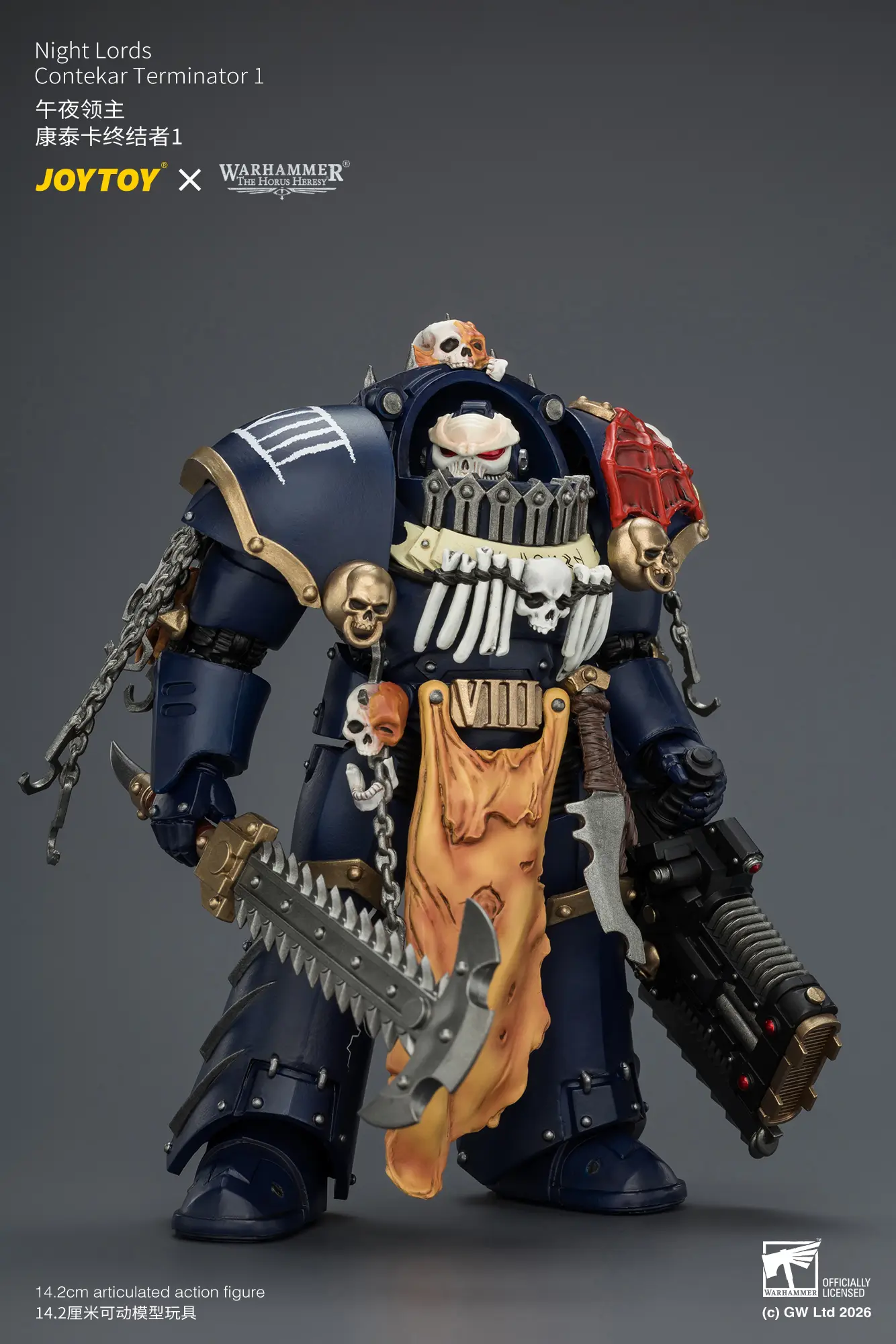 Action Figure Night Lords Contekar Terminator 1 1 18 Jotyoy Warhammer The Horus Heresy Rectangle Image 3