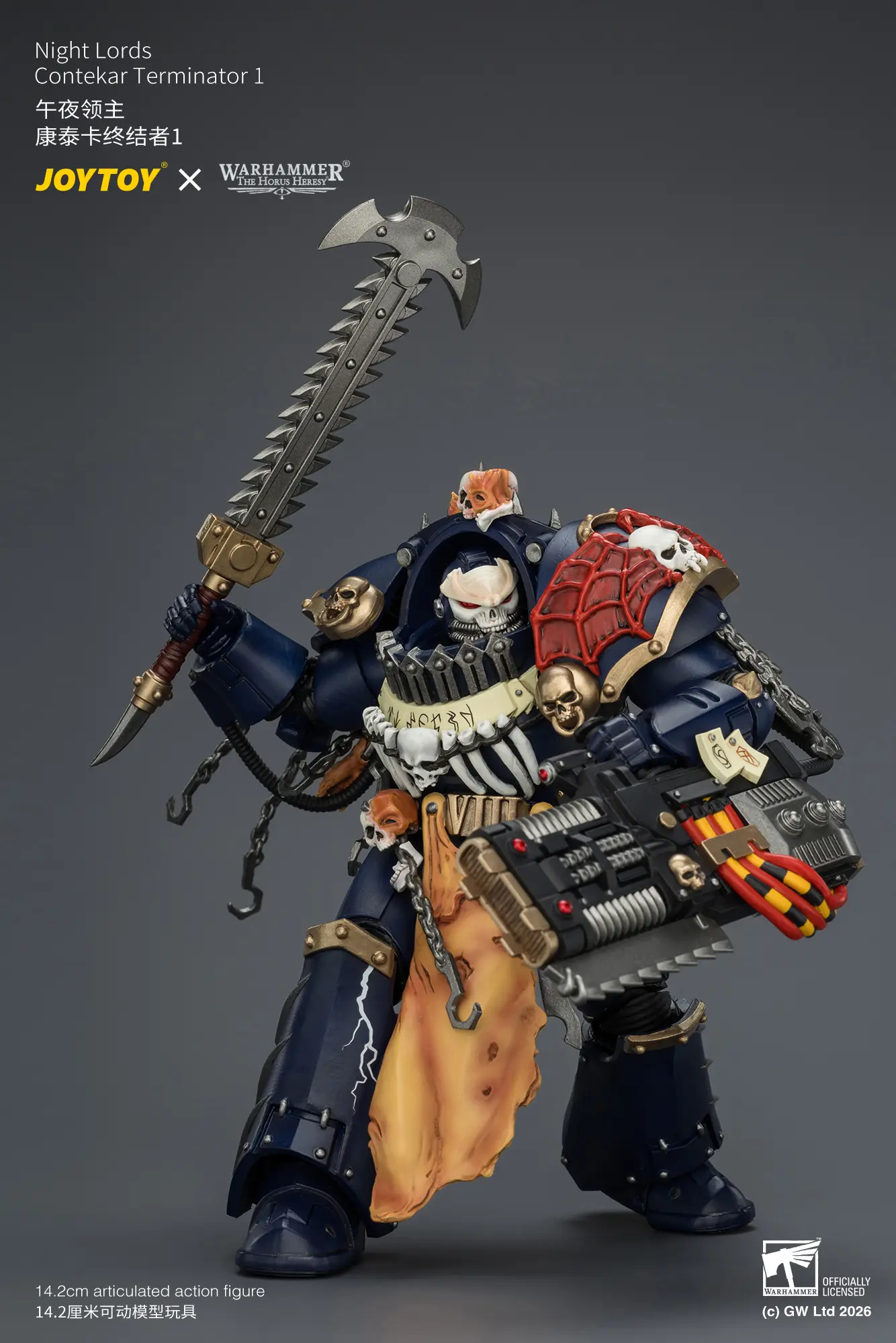 Action Figure Night Lords Contekar Terminator 1 1 18 Jotyoy Warhammer The Horus Heresy Rectangle Image 5