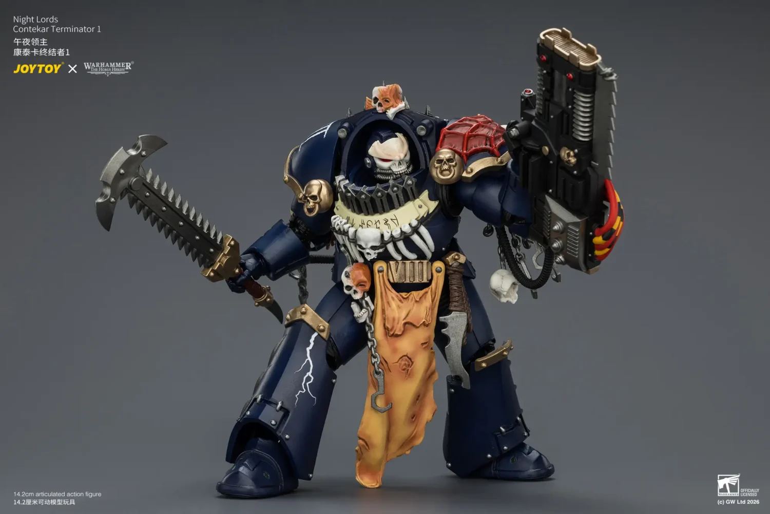 Action Figure Night Lords Contekar Terminator 1 1 18 Jotyoy Warhammer The Horus Heresy Rectangle Image 6