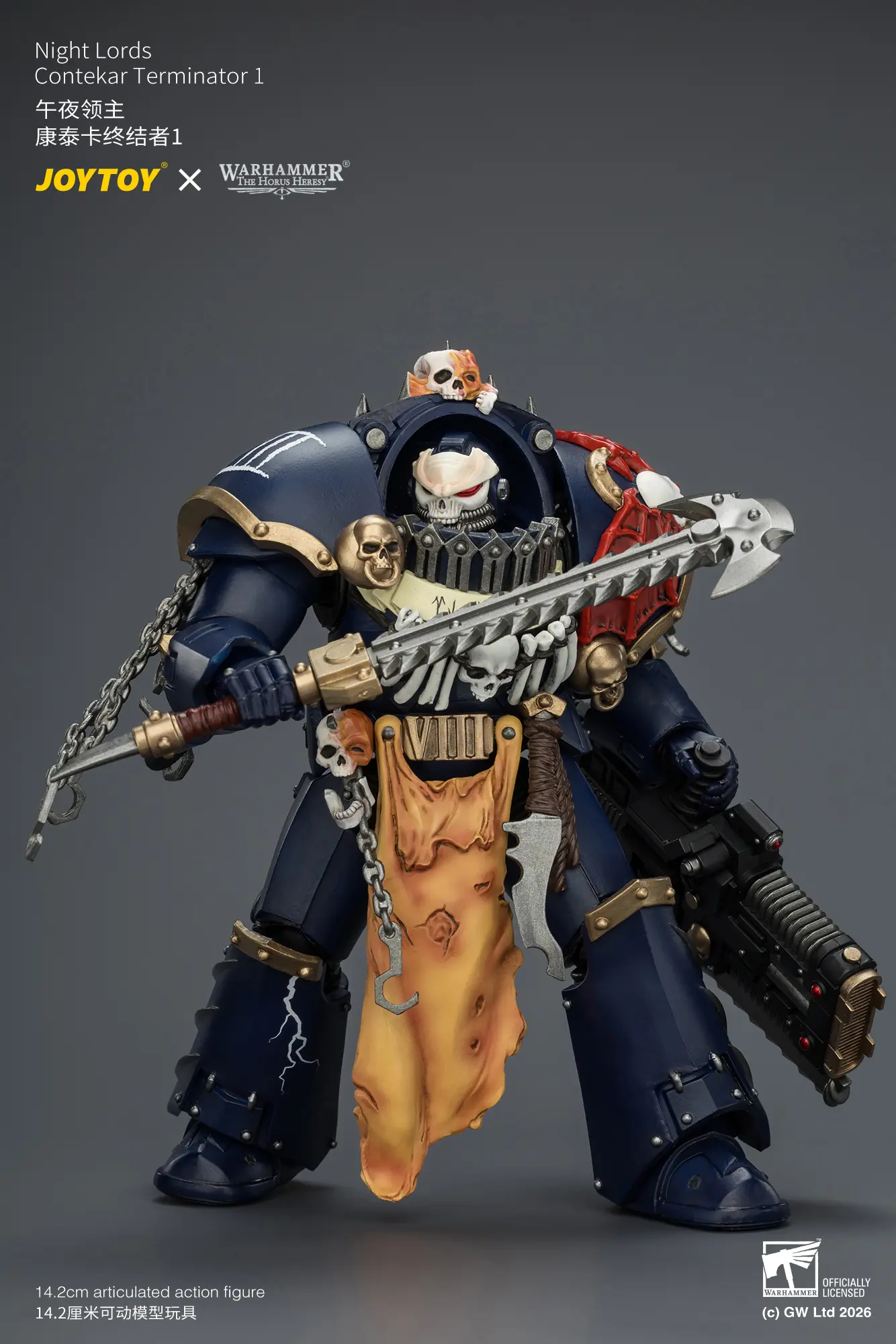 Action Figure Night Lords Contekar Terminator 1 1 18 Jotyoy Warhammer The Horus Heresy Rectangle Image 7