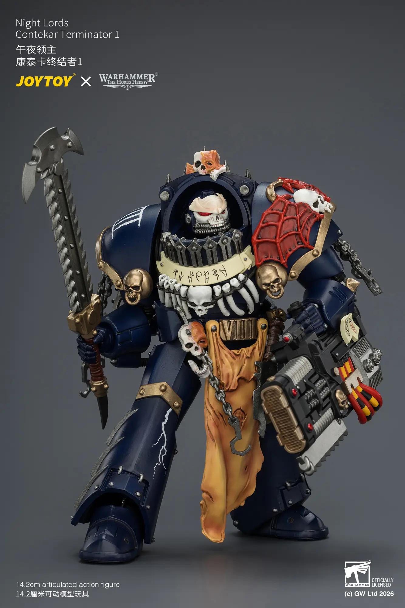 Action Figure Night Lords Contekar Terminator 1 1 18 Jotyoy Warhammer The Horus Heresy Rectangle Image 8