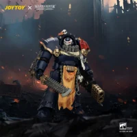 Action Figure - Night Lords Contekar Terminator 2 1 18 - JOTYOY Warhammer The Horus Heresy in dark battlefiled background Action Figure Night Lords Contekar Terminator 2 1 18 Jotyoy Warhammer The Horus Heresy In Dark Battlefiled Background