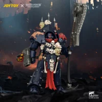 Action Figure Night Lords Legion Praetor In Tartaros Terminator Armour 1 18 Jotyoy Warhammer The Horus Heresy In Dark Battlefield Background