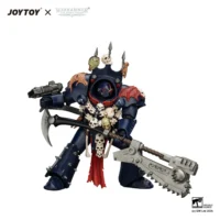 Action Figure Night Lords Legion Praetor In Tartaros Terminator Armour 1 18 Jotyoy Warhammer The Horus Heresy In White Background 3