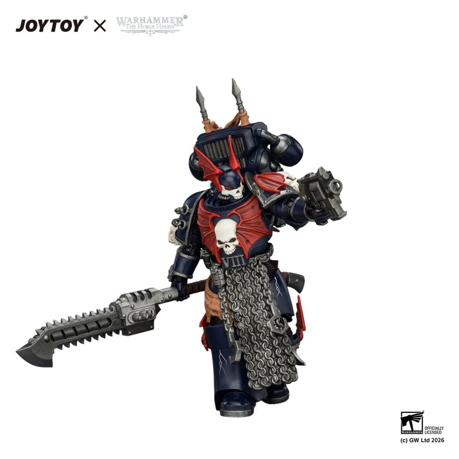 Action Figure - Night Lords Legion Praetor with Jump pack 1 18 - JOTYOY Warhammer The Horus Heresy in white background 4 Action Figure Night Lords Legion Praetor With Jump Pack 1 18 Jotyoy Warhammer The Horus Heresy In White Background 4