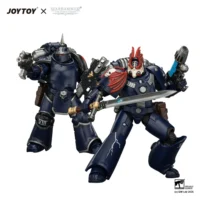 Action Figure Night Lords Mk Iii & Mk Vi Legionaries 1 18 Jotyoy Warhammer The Horus Heresy In White Background