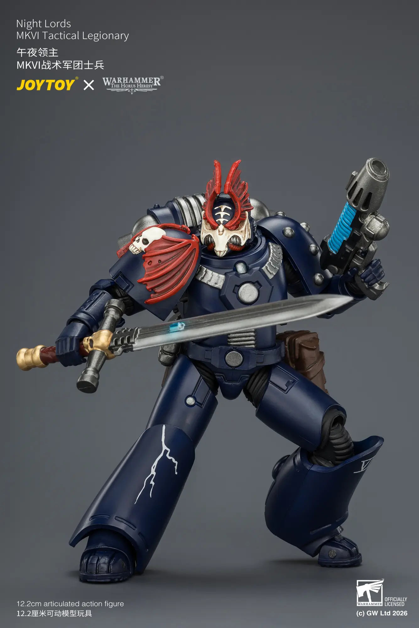 Action Figure - Night Lords MKVI Tactical Legionary 1 18 - JOTYOY Warhammer The Horus Heresy rectangle image 5 Action Figure Night Lords Mkvi Tactical Legionary 1 18 Jotyoy Warhammer The Horus Heresy Rectangle Image 5