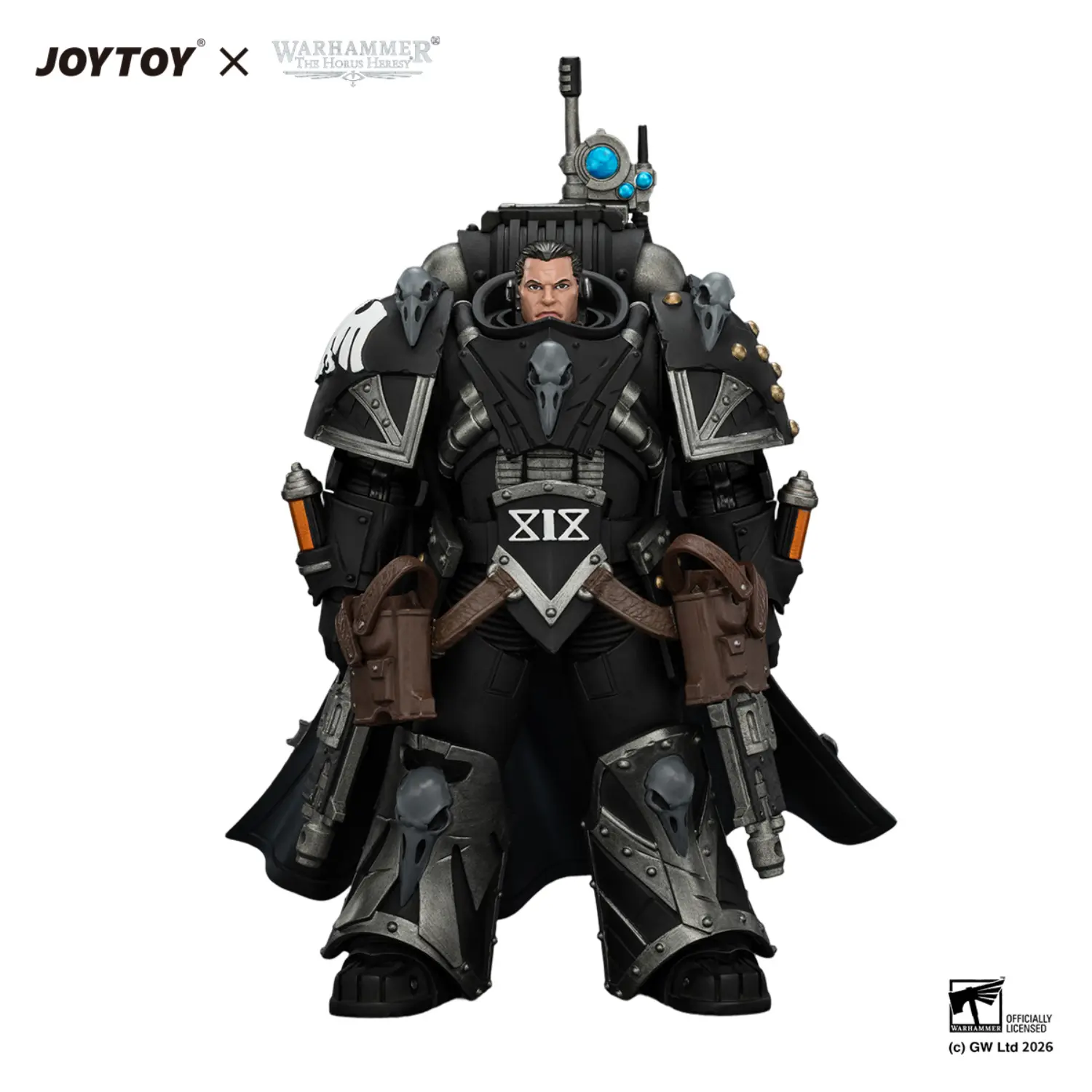Action Figure - Raven Guard Kaedes Nex, the Blood Crow with Fulcrum hand cannons 1 18 - JOTYOY Warhammer The Horus Heresy in white background 1 Action Figure Raven Guard Kaedes Nex, The Blood Crow With Fulcrum Hand Cannons 1 18 Jotyoy Warhammer The Horus Heresy In White Background 1