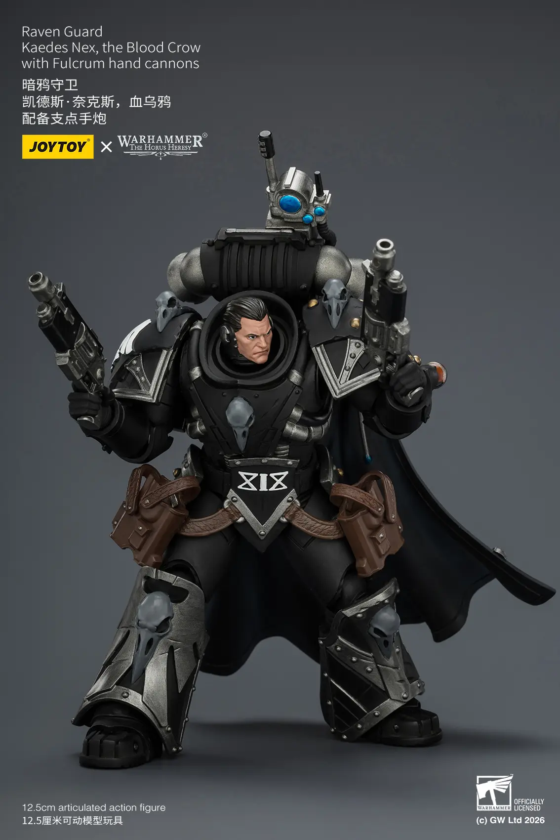 Action Figure - Raven Guard Kaedes Nex, the Blood Crow with Fulcrum hand cannons 1 18 - JOTYOY Warhammer The Horus Heresy rectangle image 7 Action Figure Raven Guard Kaedes Nex, The Blood Crow With Fulcrum Hand Cannons 1 18 Jotyoy Warhammer The Horus Heresy Rectangle Image 7