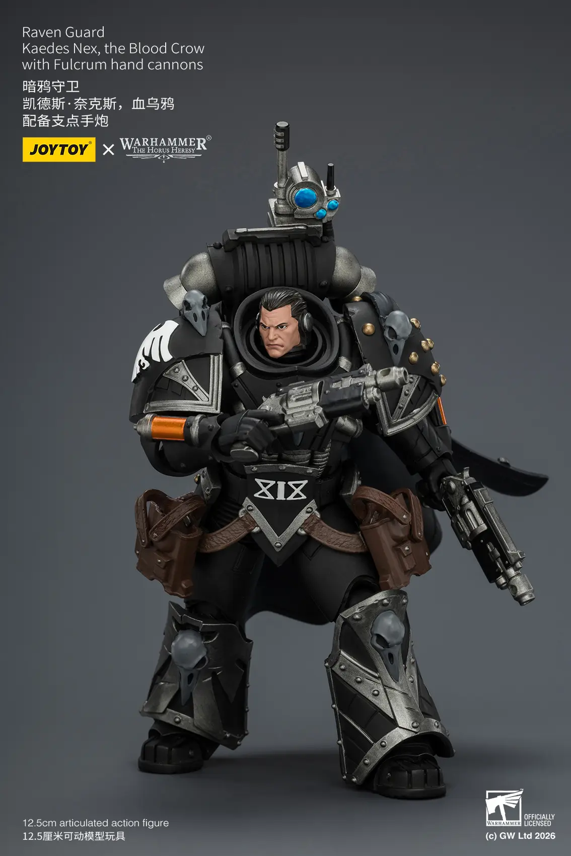 Action Figure - Raven Guard Kaedes Nex, the Blood Crow with Fulcrum hand cannons 1 18 - JOTYOY Warhammer The Horus Heresy rectangle image 8 Action Figure Raven Guard Kaedes Nex, The Blood Crow With Fulcrum Hand Cannons 1 18 Jotyoy Warhammer The Horus Heresy Rectangle Image 8