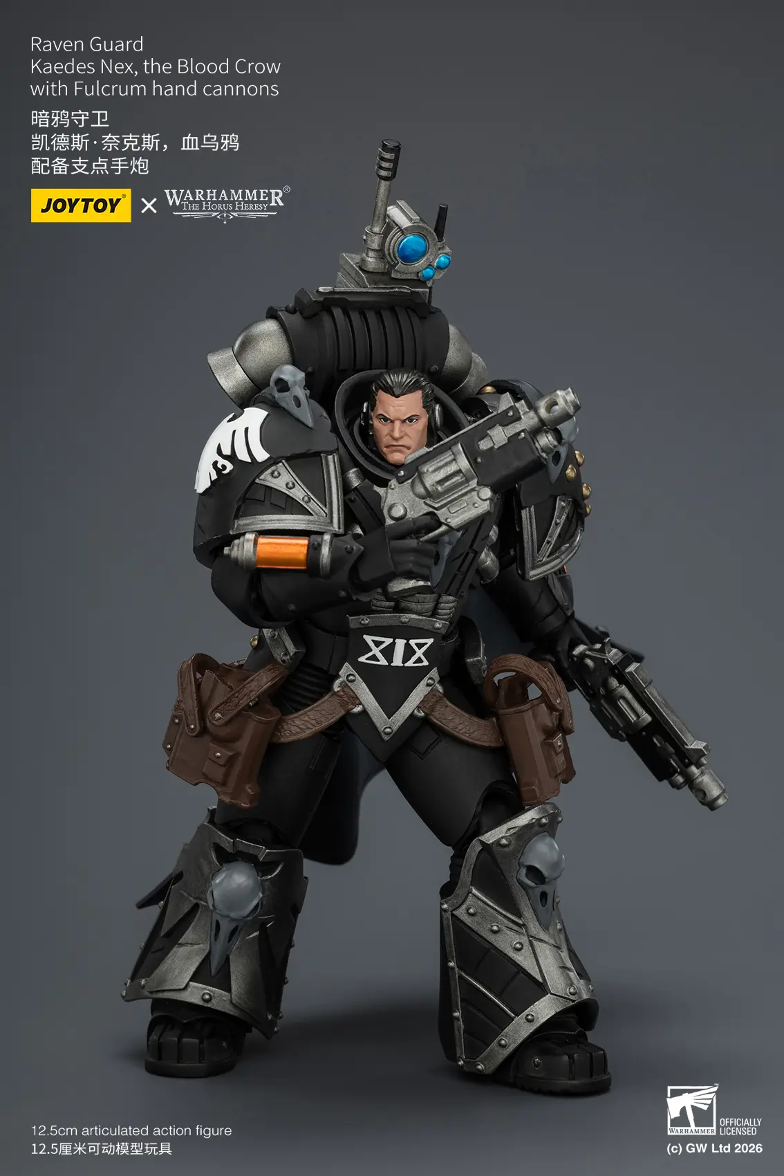Action Figure - Raven Guard Kaedes Nex, the Blood Crow with Fulcrum hand cannons 1 18 - JOTYOY Warhammer The Horus Heresy rectangle image 9 Action Figure Raven Guard Kaedes Nex, The Blood Crow With Fulcrum Hand Cannons 1 18 Jotyoy Warhammer The Horus Heresy Rectangle Image 9