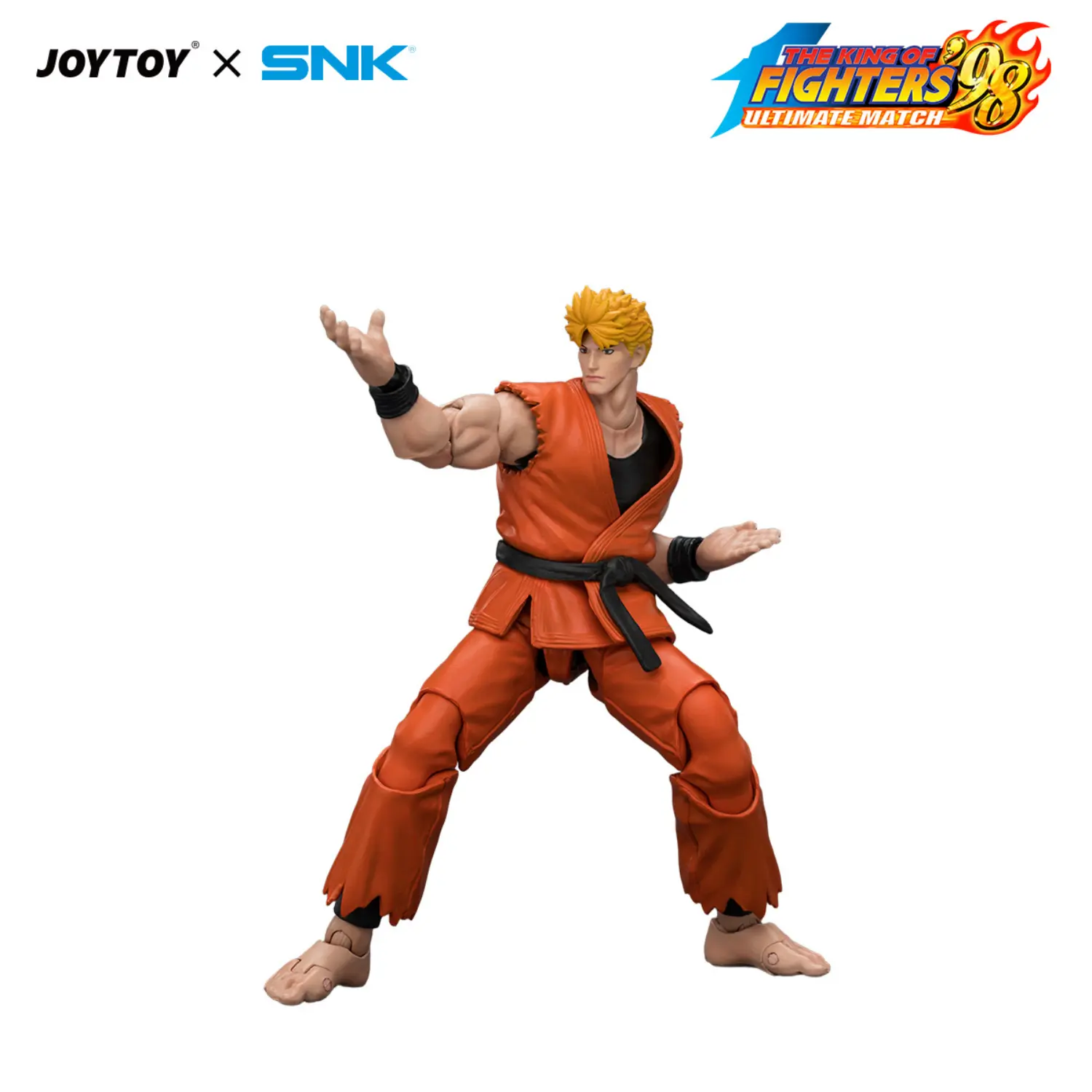 Action Figure - Ryo Sakazaki KOF '98 Art of Fighting Team SNK 1 18 - JOYTOY The King of Fighters in white background 3 Action Figure Ryo Sakazaki Kof '98 Art Of Fighting Team Snk 1 18 Joytoy The King Of Fighters In White Background 3