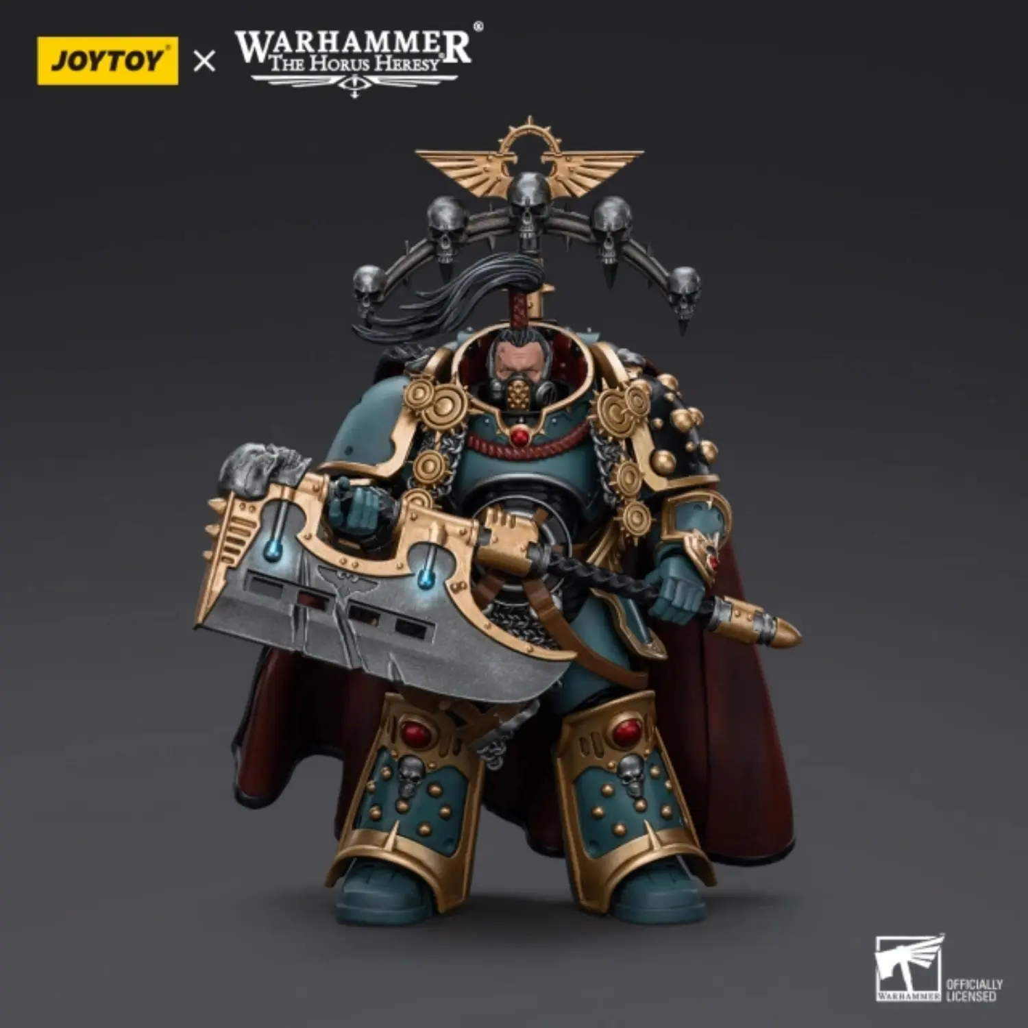 Action Figure Sons Of Horus Legion Praetor With Power Axe 1 18 Jotyoy Warhammer The Horus Heresy