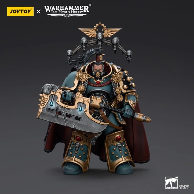 Action Figure - Sons of Horus Legion Praetor with Power Axe 1/18