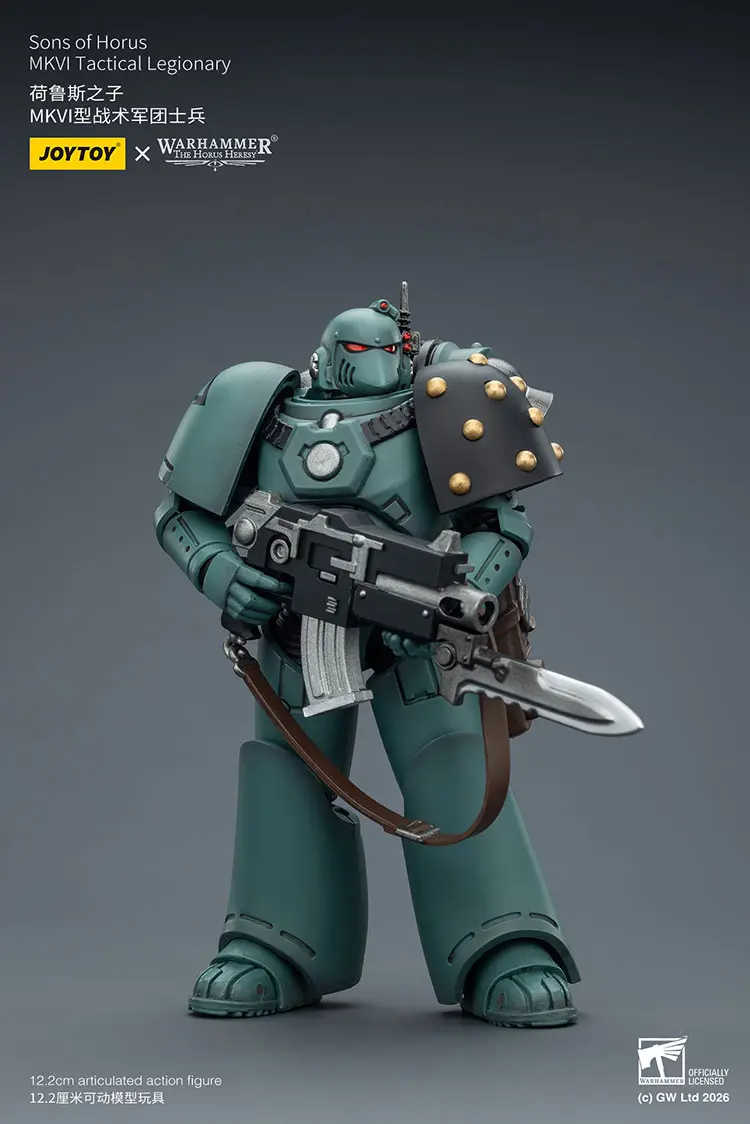 Action Figure - Sons of Horus MKVI Tactical Legionary 1 18 - JOTYOY Warhammer The Horus Heresy rectangle image 3 Action Figure Sons Of Horus Mkvi Tactical Legionary 1 18 Jotyoy Warhammer The Horus Heresy Rectangle Image 3