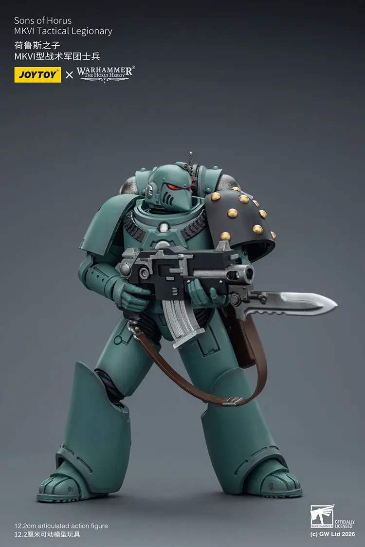 Action Figure - Sons of Horus MKVI Tactical Legionary 1 18 - JOTYOY Warhammer The Horus Heresy rectangle image 4 Action Figure Sons Of Horus Mkvi Tactical Legionary 1 18 Jotyoy Warhammer The Horus Heresy Rectangle Image 4