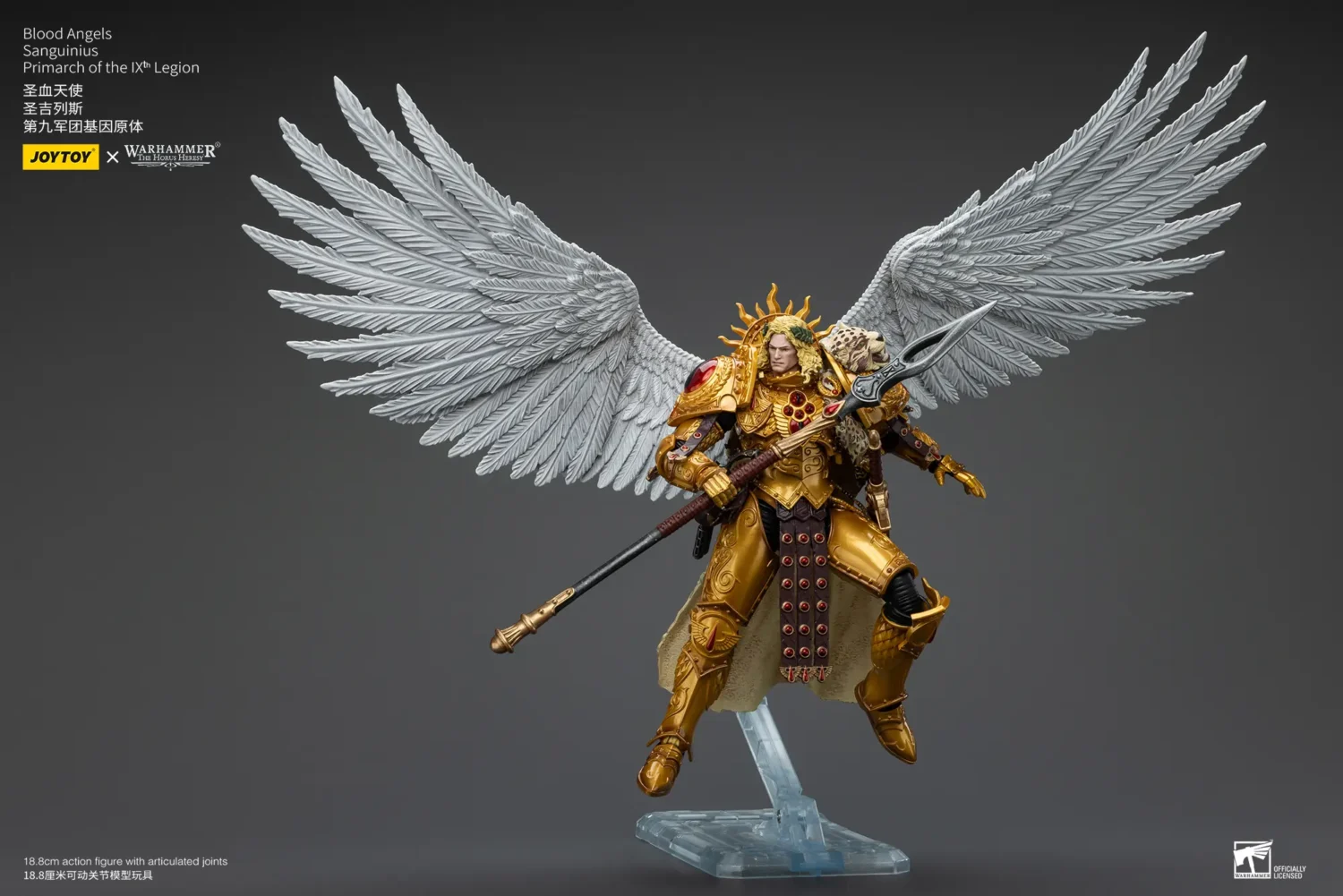 Action Figure Sons Of Horus Mkvi Tactical Legionary On The Base 1 18 Jotyoy Warhammer Rectangle Image