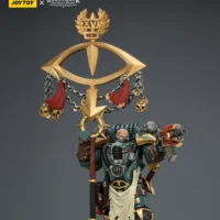 Action Figure Sons Of Horus Maloghurst The Twisted, The Warmaster's Equerry With Legion Standard And Banestrike Bolter 1 18 Jotyoy Warhammer The Horus Heresy Rectangle Image 4