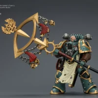 Action Figure Sons Of Horus Maloghurst The Twisted, The Warmaster's Equerry With Legion Standard And Banestrike Bolter 1 18 Jotyoy Warhammer The Horus Heresy Rectangle Image 7